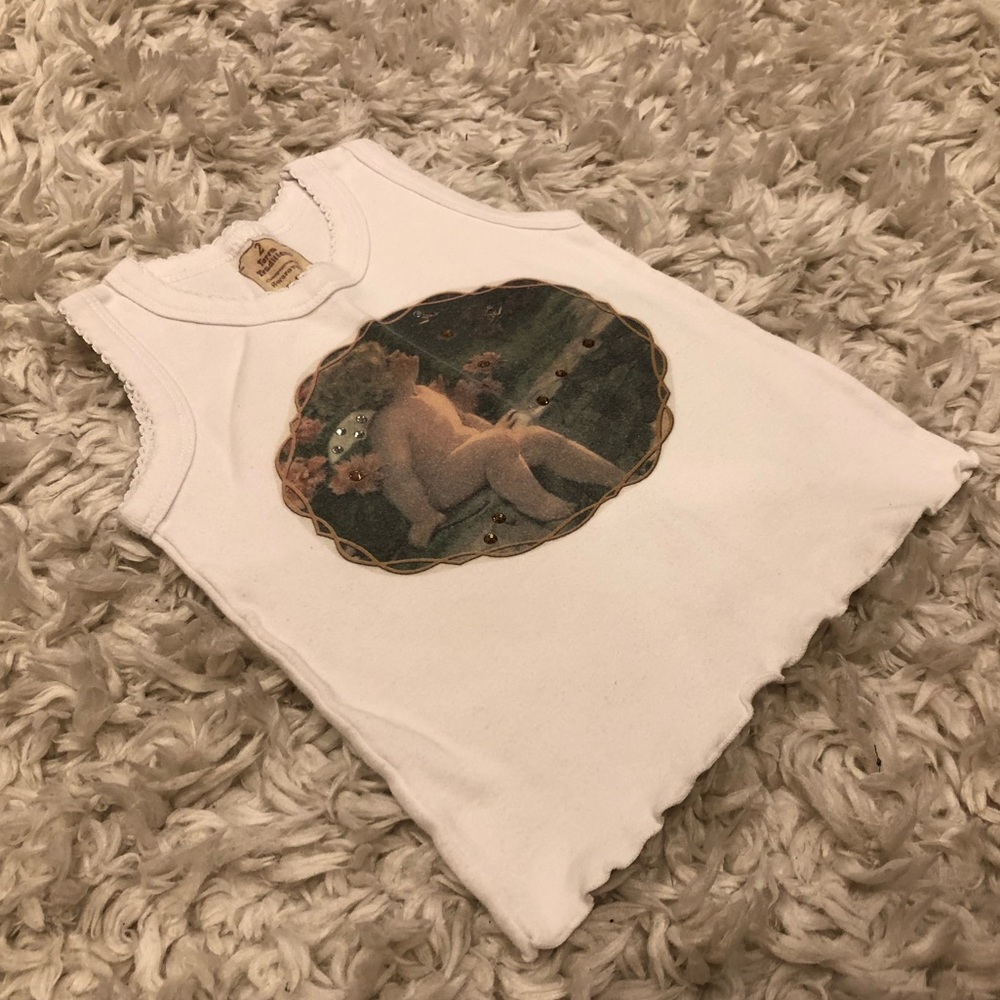 Terra Traditions Swarovski Angel Tank Top size 2